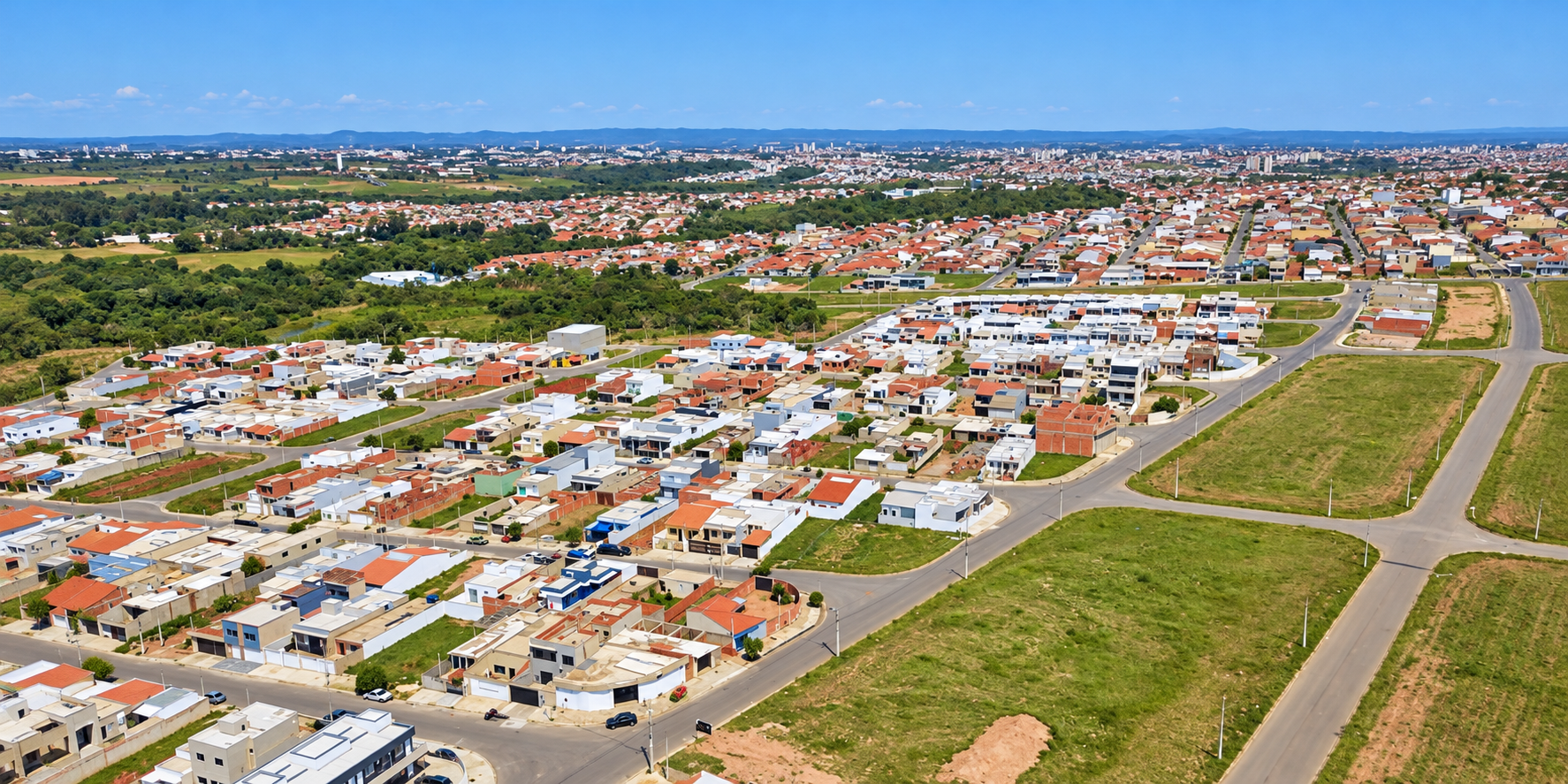 Vista panorâmica do Parque Vista Bárbara
